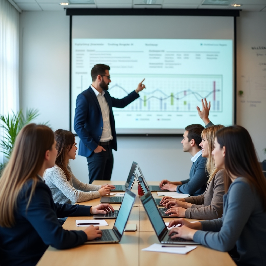 Учебный процесс на занятиях по финансовому анализу